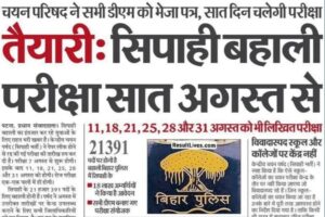 Bihar Police Constable New